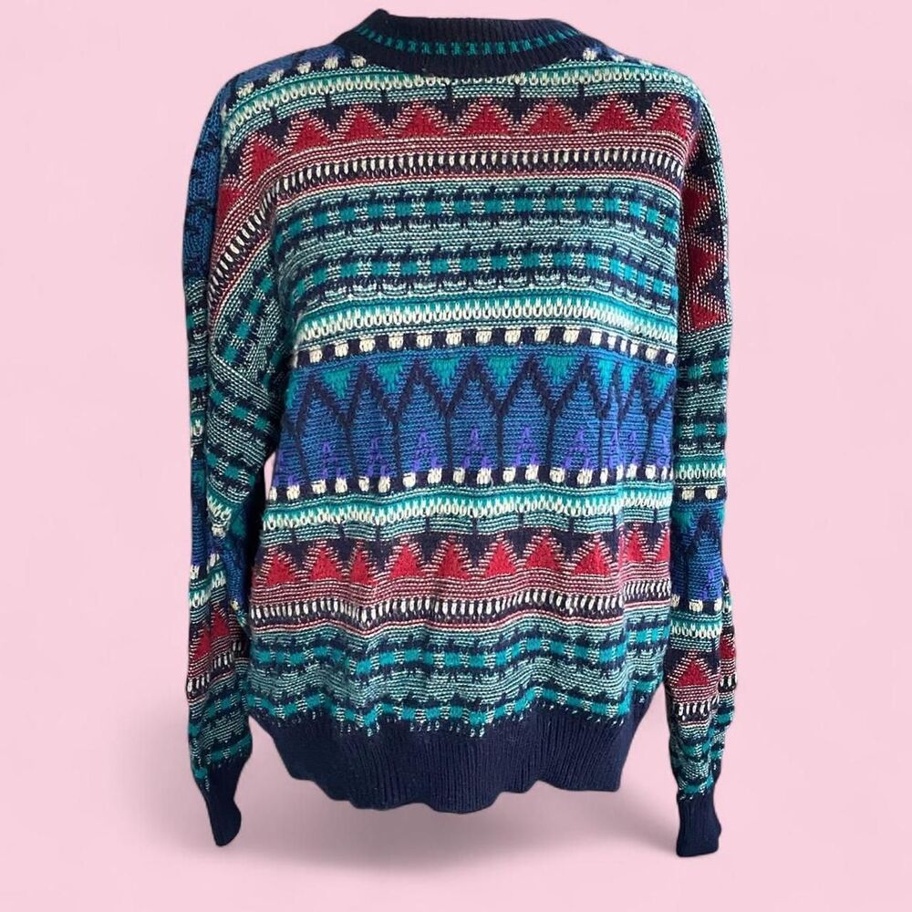 Vintage Multicolored 90s Knit Sweater